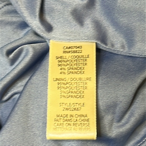 Max Studio Tiered Sleeveless V-Neck Paisley Print Stretch Midi Dress Size - Picture 13 of 14